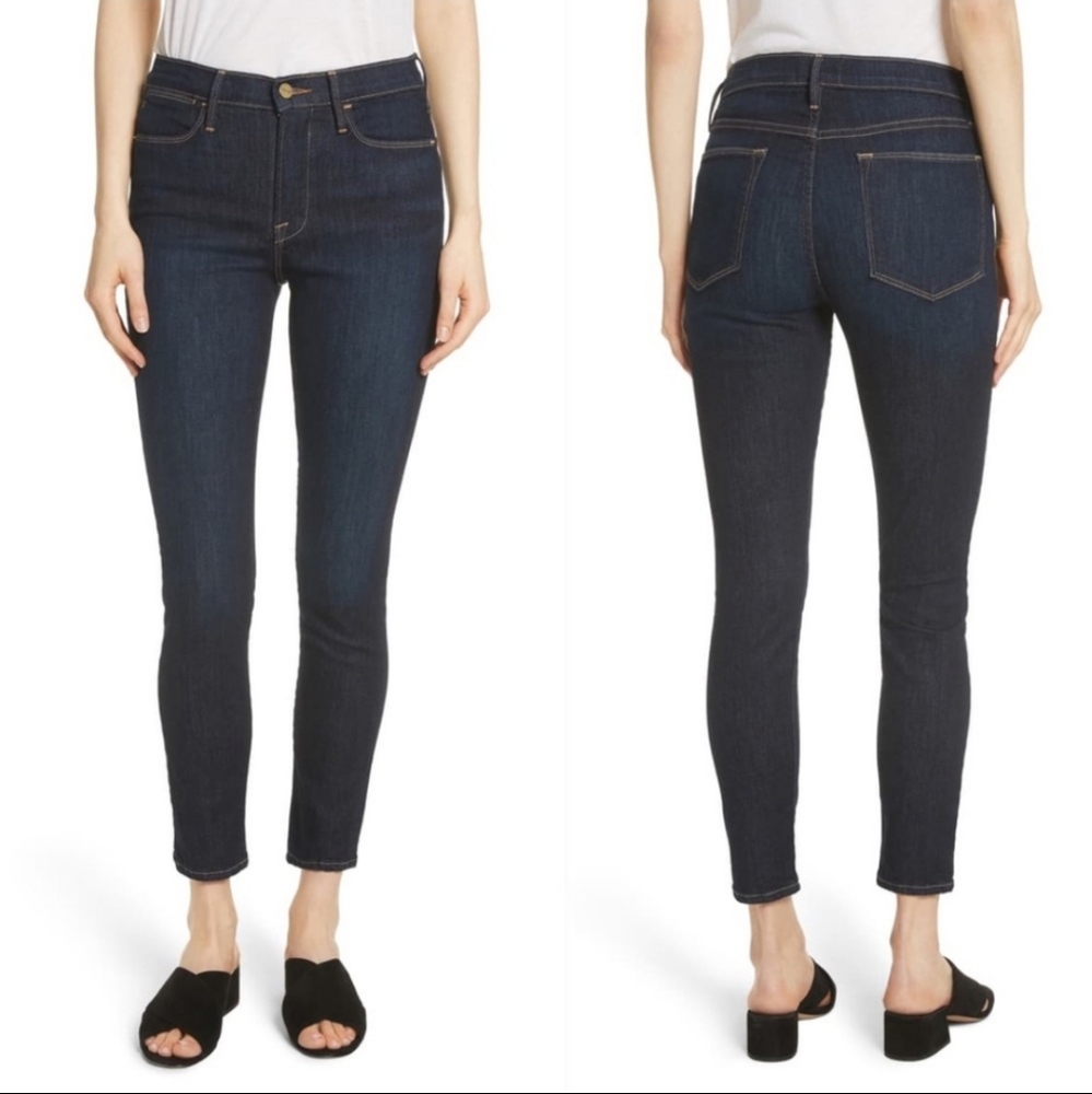 FRAME Denim Le High Skinny Crop Size 31